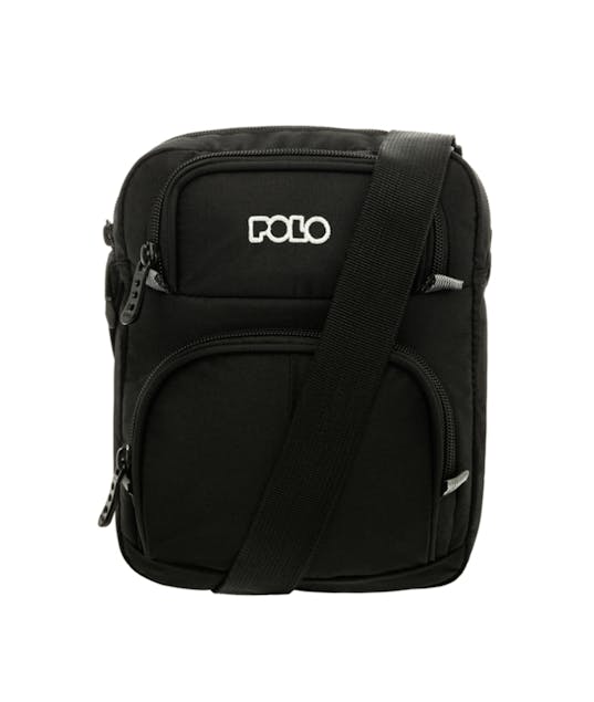 POLO - Τσαντάκι Polo GATE Small Black Polo Ανδρική Τσάντα Ώμου / Χιαστί σε Μαύρο χρώμα 9-07-171-2000