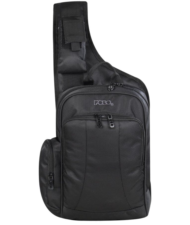Polo Τσαντάκι Ώμου Shoulder Bag CROSSWIDE Black Μαύρο  9-07-134-2000