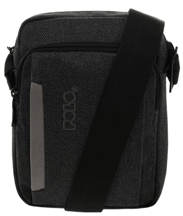 POLO - Polo Τσαντάκι Ώμου Shoulder Bag X-CASE (S)  Μαύρο  19x16x4  9-07-111-2200