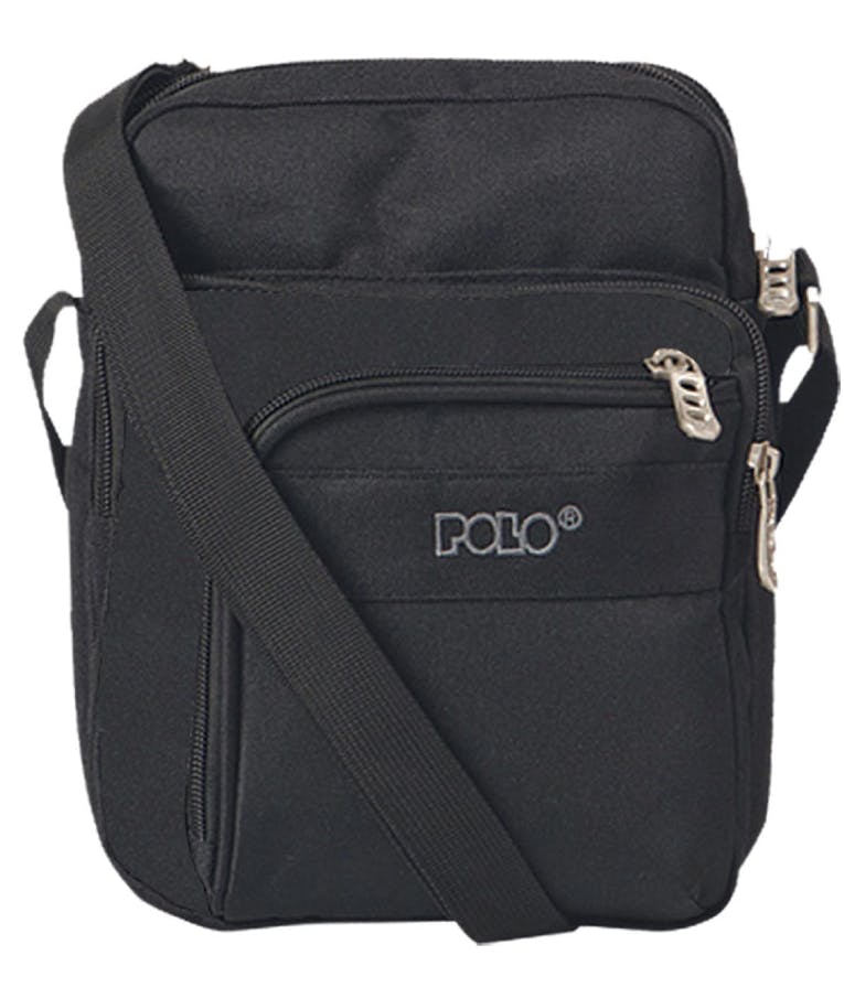 POLO - Polo Τσαντάκι Ώμου Shoulder Bag STRIKE (S) Μαύρο  18x14x8  9-07-007-2001