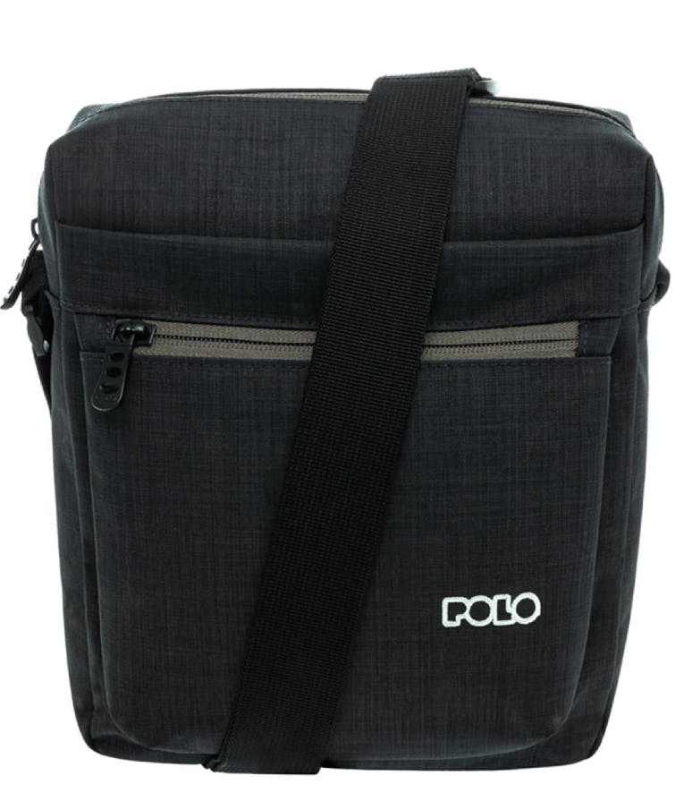 POLO - Polo Τσαντάκι Ώμου Shoulder Bag FRESH BAG Σκούρο Γκρι  29x21x8  9-07-169-2100