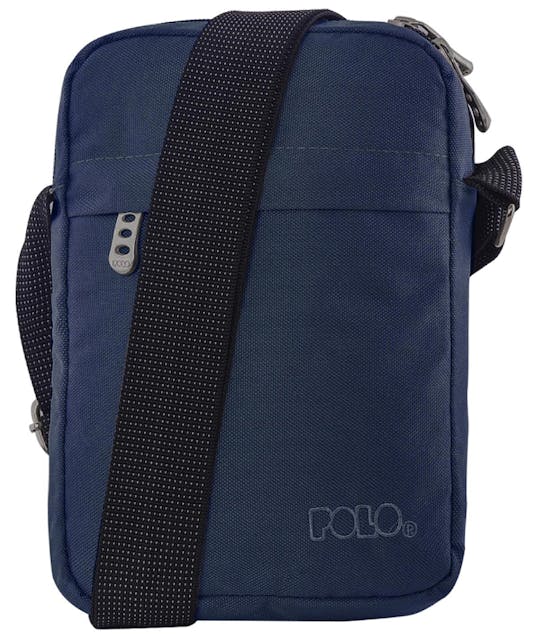 POLO - Polo Τσαντάκι Ώμου Shoulder Bag WAVE Μπλε  20x14x4  9-07-101-5400