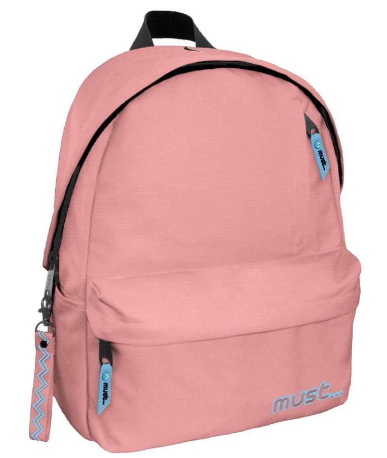 MUST - Must Σχολική Τσάντα Πλάτης Monochrome PLUS RPET Σομον Backpack 1 Κεντρική (4 Θήκες) 32x17x42 cm  584608