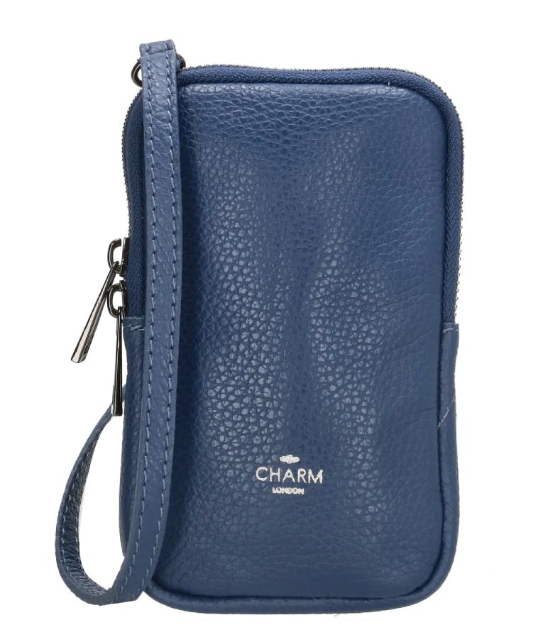 Phone Bag CHARM LONDON ELISA DUGROS - Τσαντάκι Κινητού Μπλε 10cm x  18cm  (4.33 x 7.09 in) L565 030