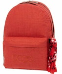 Σακίδιο Διθέσιο  ORIGINAL DOUBLE SCARF 9-01-235-3600 Κοραλί Κόκκινο Jean Coral Red BACKPACK 27 - 30 lt Y42cm Μ30cm Π24cm