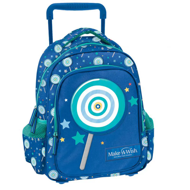 GRAFFITI - Σχολική Τσάντα Τρόλευ Νηπίου - Trolley Bag MAKE A WISH 2 Θέσεων 264262 Graffiti