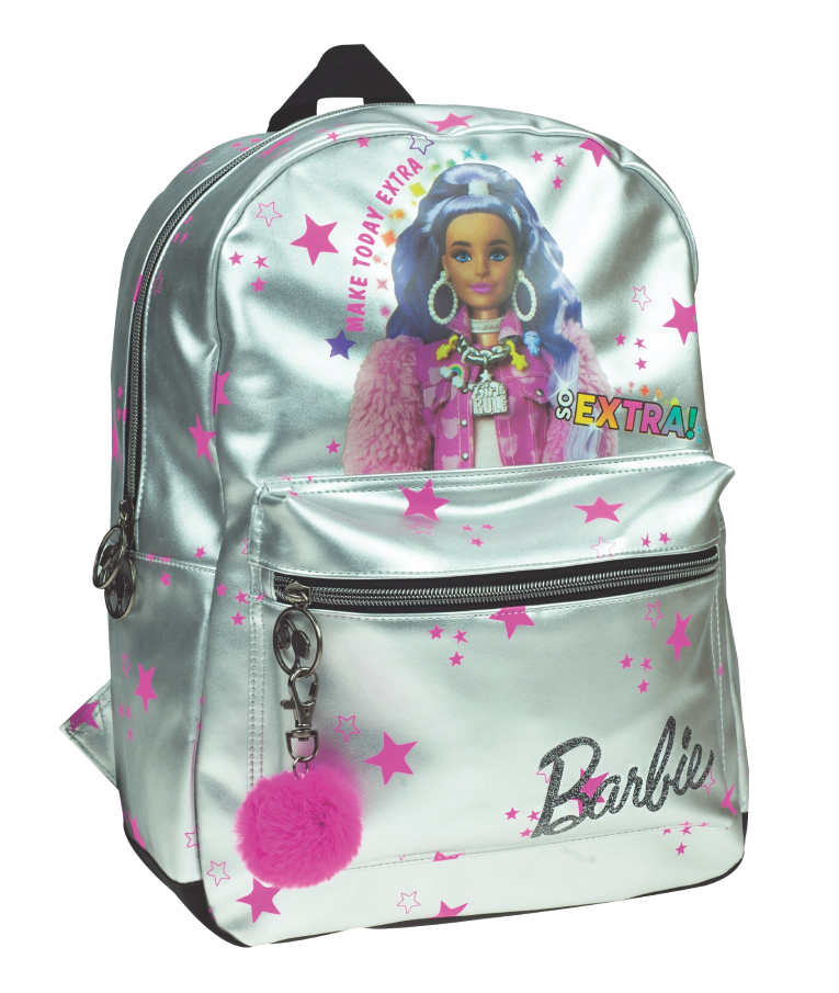 Gim BARBIE SILVER METALLICS Μίνι Τσάντα Βόλτας  Mini Backpack  349-73055