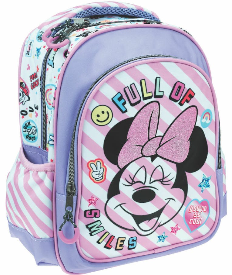 Gim MINNIE GO LUCKY Σχολική Τσάντα Πλάτης Νηπιαγωγείου σε Ροζ χρώμα - Junior Backpack  340-41054