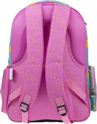 GIM - Gim Hello Kitty Lemonade Σχολική Τσάντα Πλάτης Δημοτικού σε Ροζ χρώμα με 2 θήκες 335-70031