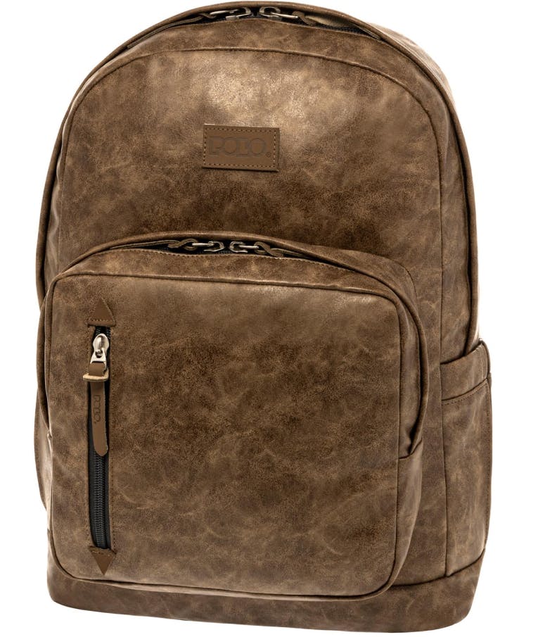 Polo Backpack BOLE NG Τσάντα Πλάτης Χρώμα Καφέ 25 lt Υ45 x Μ32 x Π17cm 9-02-013-7900