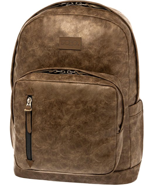 POLO - Polo Backpack BOLE NG Τσάντα Πλάτης Χρώμα Καφέ 25 lt Υ45 x Μ32 x Π17cm 9-02-013-7900