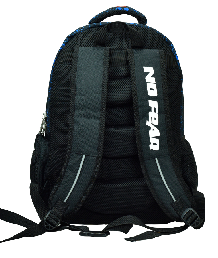 BMU - Back Me Up No Fear MONSTER Σχολική Τσάντα Πλάτης Δημοτικού Backpack με 2 Κεντρικές Θέσεις 48 X 33 X 28cm 348-16031 