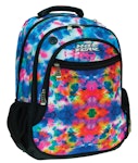 Back Me Up NO FEAR COLOR TIE DYE Σχολική Τσάντα Πλάτης Backpack Δημοτικού με 3 θήκες σε Κόκκινο χρώμα   348-21031