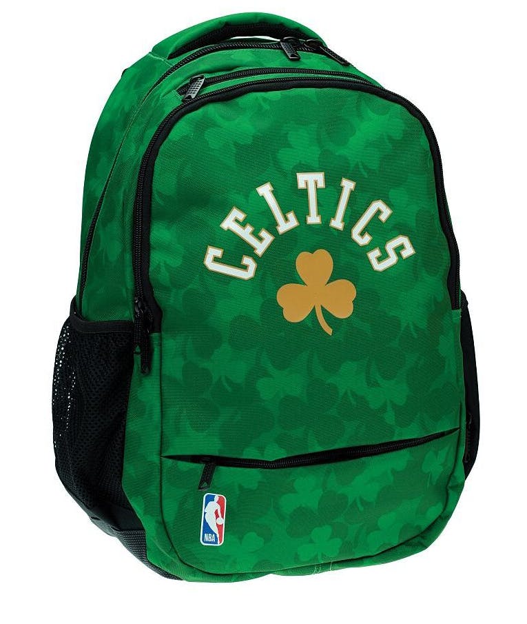 Back Me Up NBA BOSTON CELTICS Σχολική Τσάντα Πλάτης Backpack Δημοτικού Πράσινη με 3 θήκες  338-91031 