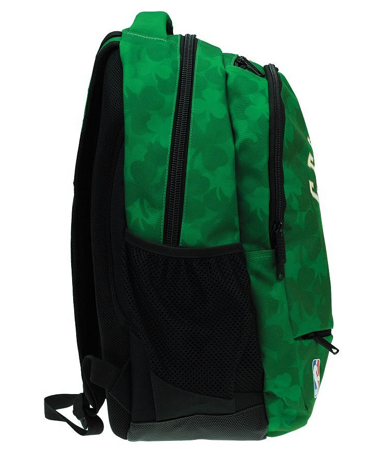BMU - Back Me Up NBA BOSTON CELTICS Σχολική Τσάντα Πλάτης Backpack Δημοτικού Πράσινη με 3 θήκες  338-91031 