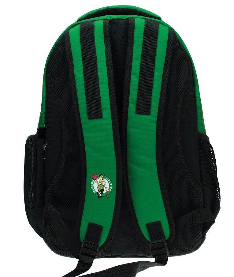 BMU - Back Me Up NBA BOSTON CELTICS Σχολική Τσάντα Πλάτης Backpack Δημοτικού Πράσινη με 3 θήκες  338-91031 