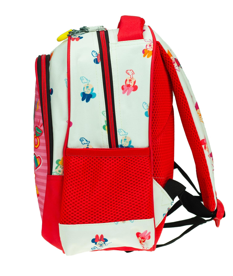 GIM -  MINNIE COMFY ROUTINE Σχολική Τσάντα Πλάτης Νηπίου Νηπιαγωγείου σε Ροζ Χρώμα - Junior Bag 340-37054