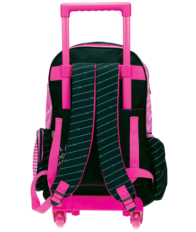 GIM -  Σχολική Τσάντα Trolley Δημοτικού BARBIE OUT OF THE BOX Με δώρο POP star Barbie 3 θήκες   Μ35 x Π20 x Υ51cm  349-79074 Τρόλεϊ