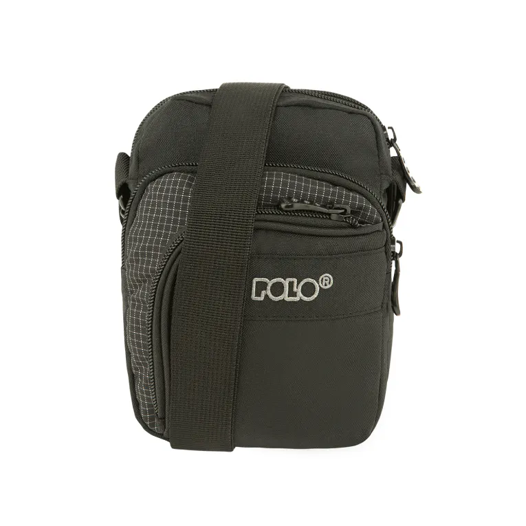 POLO - Polo Τσαντάκι Ώμου Shoulder Bag STRIKE (S) Μαύρο 17x13x9 9-07-007-2000