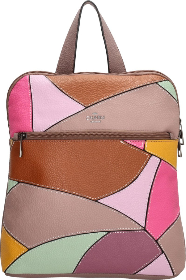 CHARM LONDON - Charm London Backpack Multicolor - Γυναικεία Τσάντα Πλάτης Charm London Πολύχρωμη  20794-195