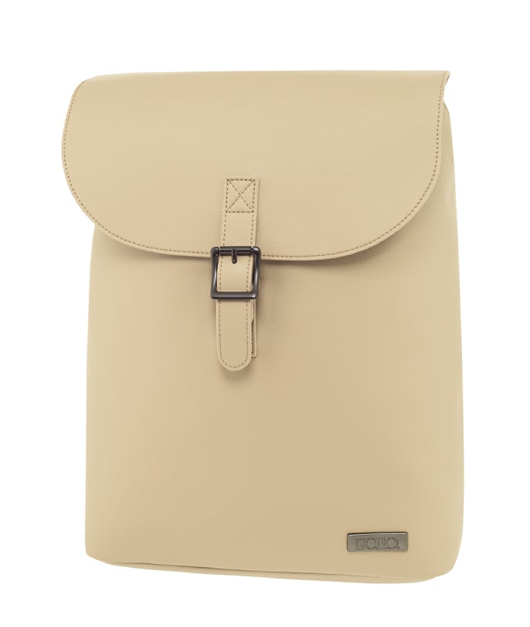 Polo Backbag Baroness Bag Τσάντα -Σακίδιο Πλάτης Βόλτας σε Εκρού χρώμα  9-07-047-7402