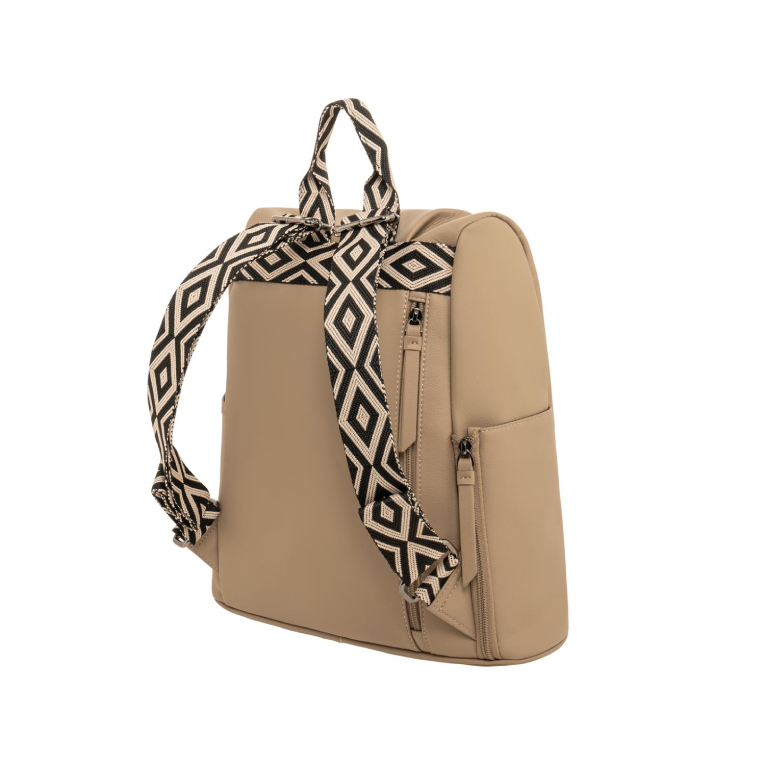 POLO - Polo Backpack NADINA NG - Γυναικεία Τσάντα Πλάτης σε Εκρού χρώμα  9-07-064-7402