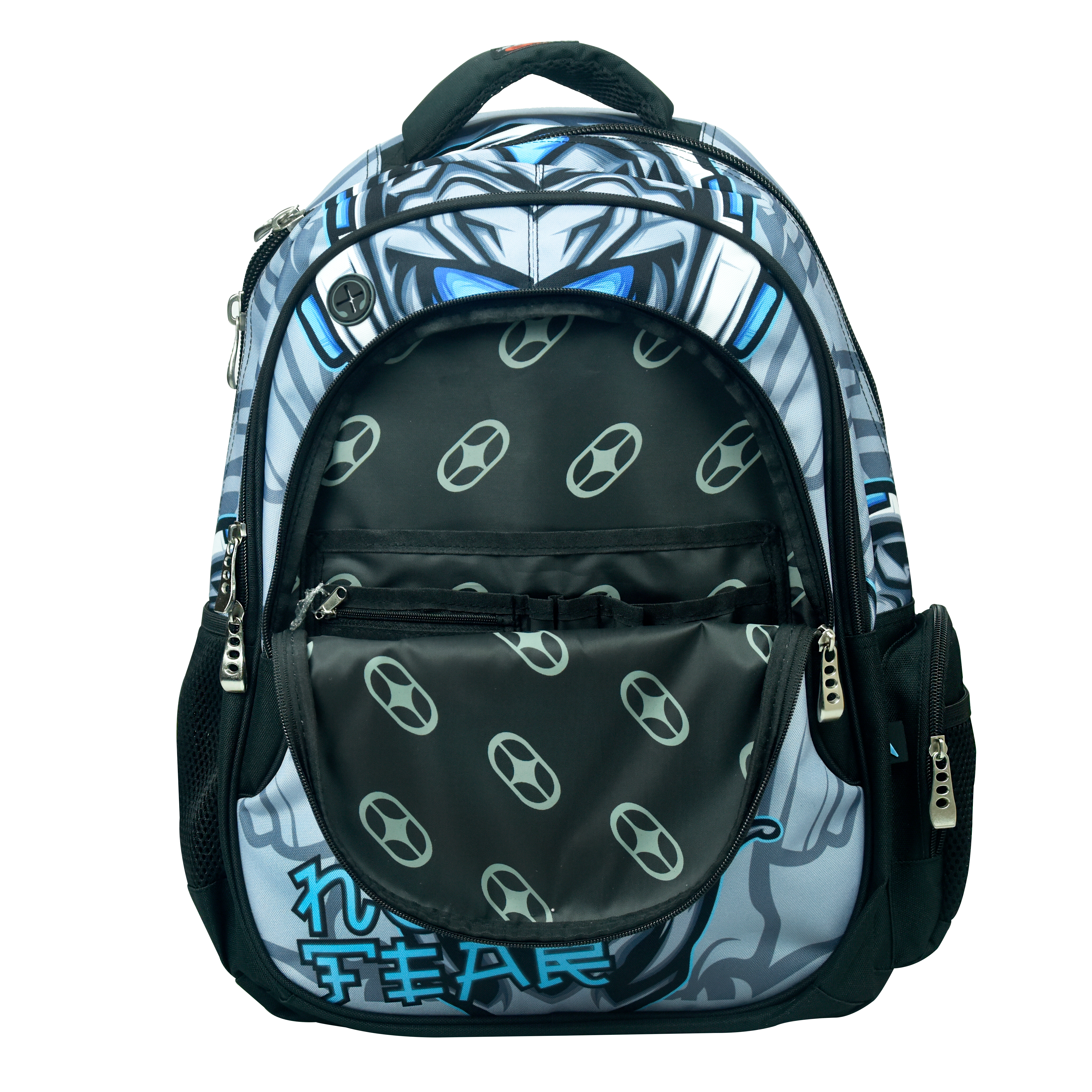 BMU - Back Me Up NO FEAR AVATAR Σχολική Τσάντα Πλάτης Backpack Δημοτικού με 3 θήκες 348-30031 48Χ30Χ28 