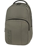 Polo Backbag SPIN Σχολική Τσάντα -Σακίδιο Πλάτης & Βόλτας Grey Black με 3 Κεντρικές Θήκες 20 lt 45x31x20 cm 9-01-044-2201