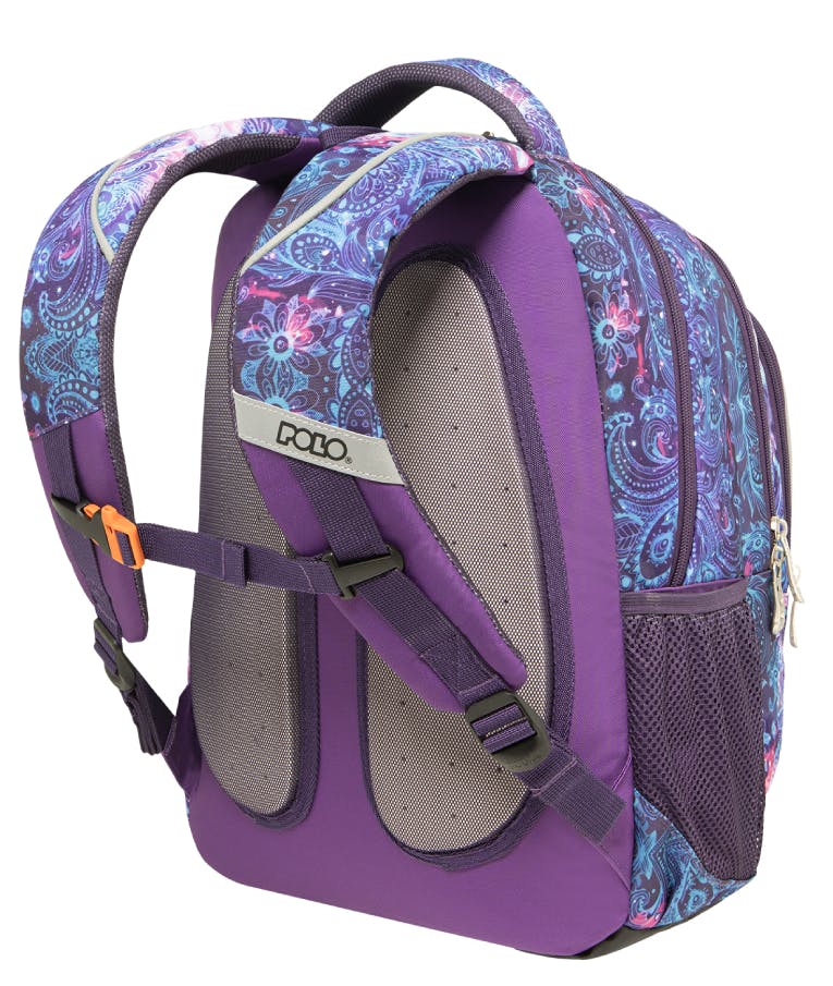 Polo Backbag SPIRIT Σχολική Τσάντα -Σακίδιο Πλάτης & Βόλτας UNICORN με 2 Κεντρικές Θήκες 23 lt 44x32x22 cm 9-01-048-8294