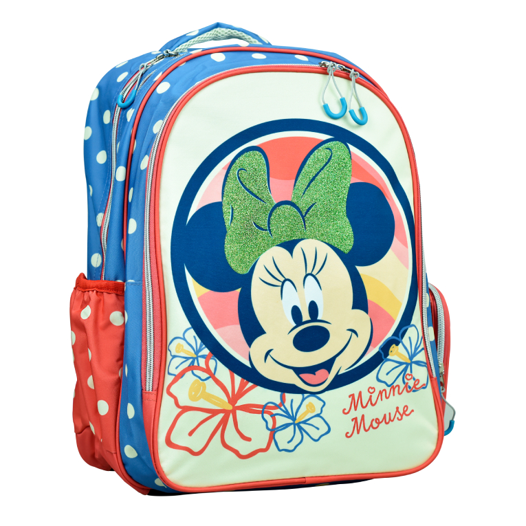 GIM -  Σχολική Τσάντα Πλάτης Backpack Δημοτικού MINNIE BOHO SURF με 3 θήκες 43X30X17 εκ. 340-35031 BMU