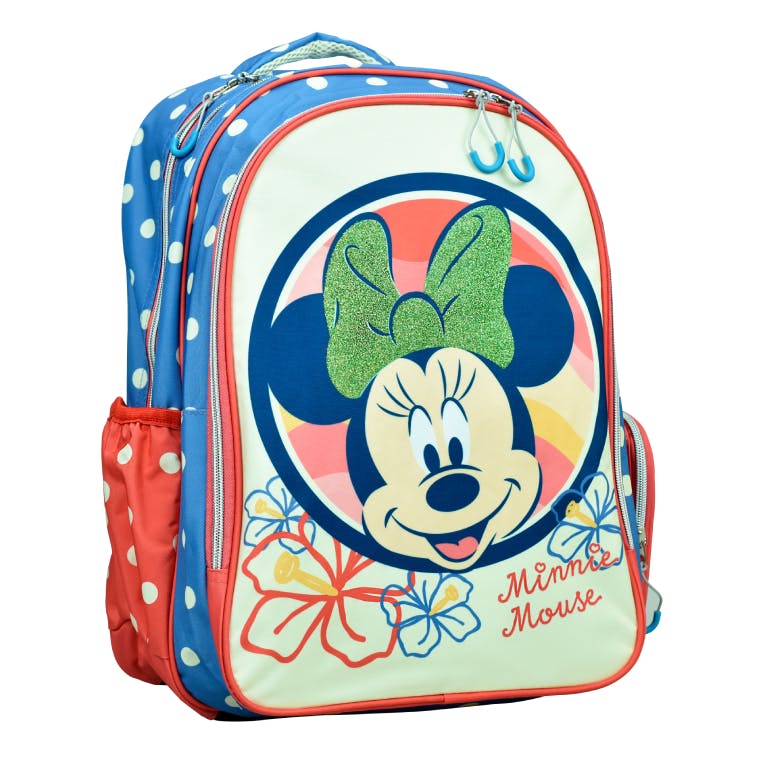  Σχολική Τσάντα Πλάτης Backpack Δημοτικού MINNIE BOHO SURF με 3 θήκες 43X30X17 εκ. 340-35031 BMU