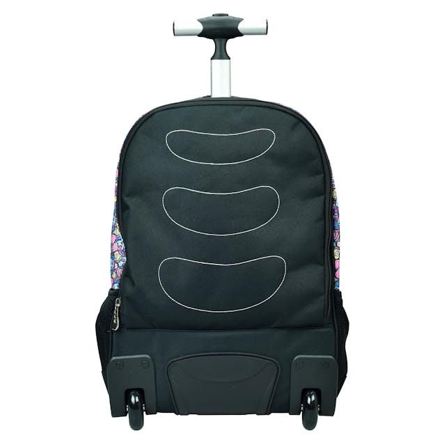 BMU - Back Me Up NO FEAR MUSIC Σχολική Τσάντα Πλάτης ΤΡΟΛΕΙ TROLLEY  Backpack Δημοτικού με 3 θήκες  348-28074