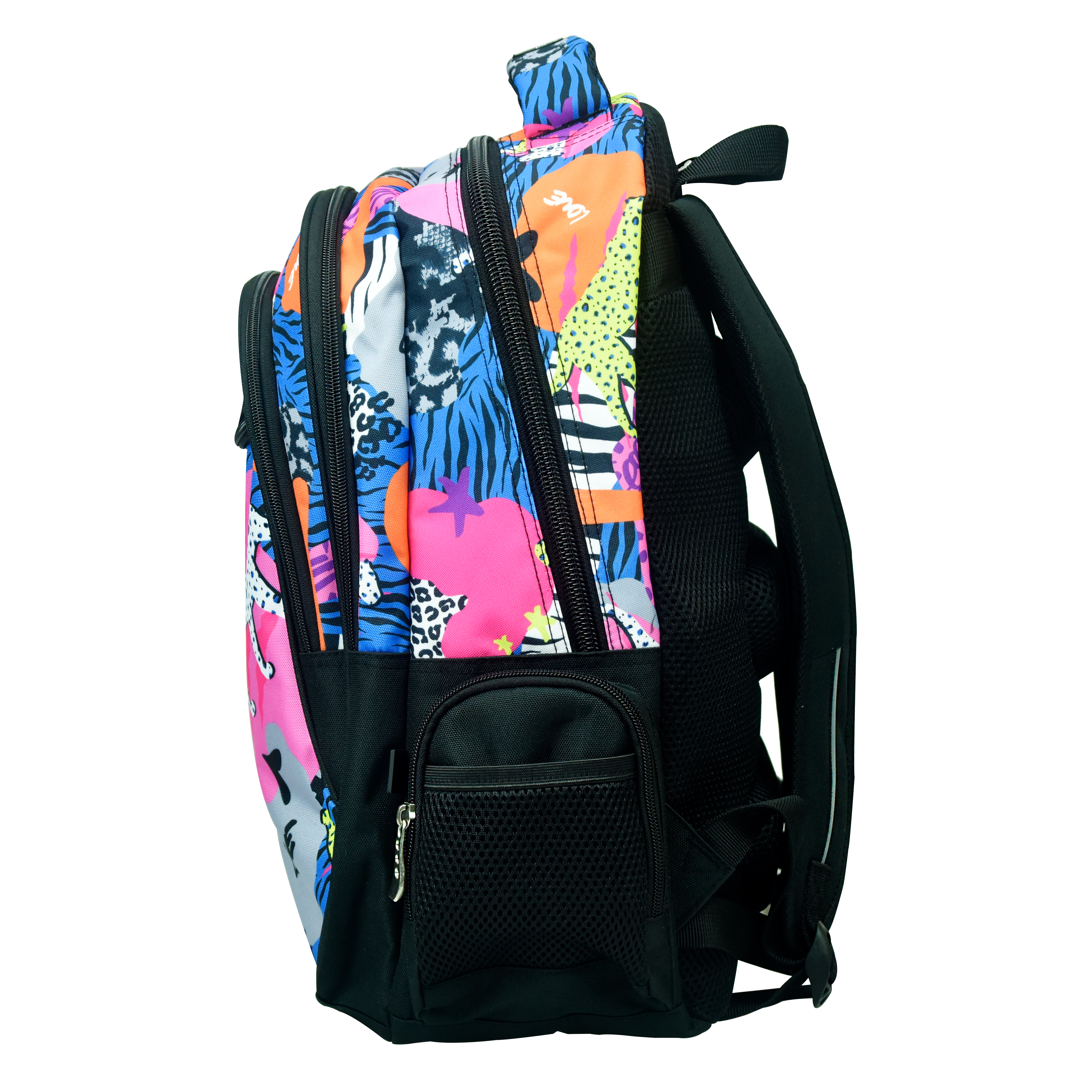 BMU - Back Me Up NO FEAR BOLD AFRICA Σχολική Τσάντα Πλάτης Οβάλ Backpack Δημοτικού με 3 θήκες 48X30X28 εκ. 348-26031 