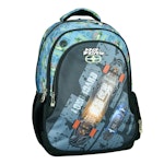 Back Me Up NO FEAR LONGBOARD Σχολική Τσάντα Πλάτης Οβάλ Backpack Δημοτικού με 3 θήκες 48X30X28 εκ. 348-27031 