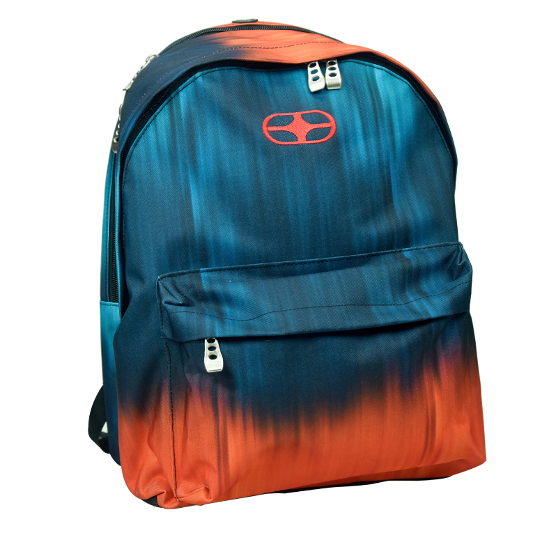 BMU - Back Me Up NO FEAR BLUE GRADIENT Σακίδιο 2 Θέσεων Backpack  46x32x18εκ 348-37034