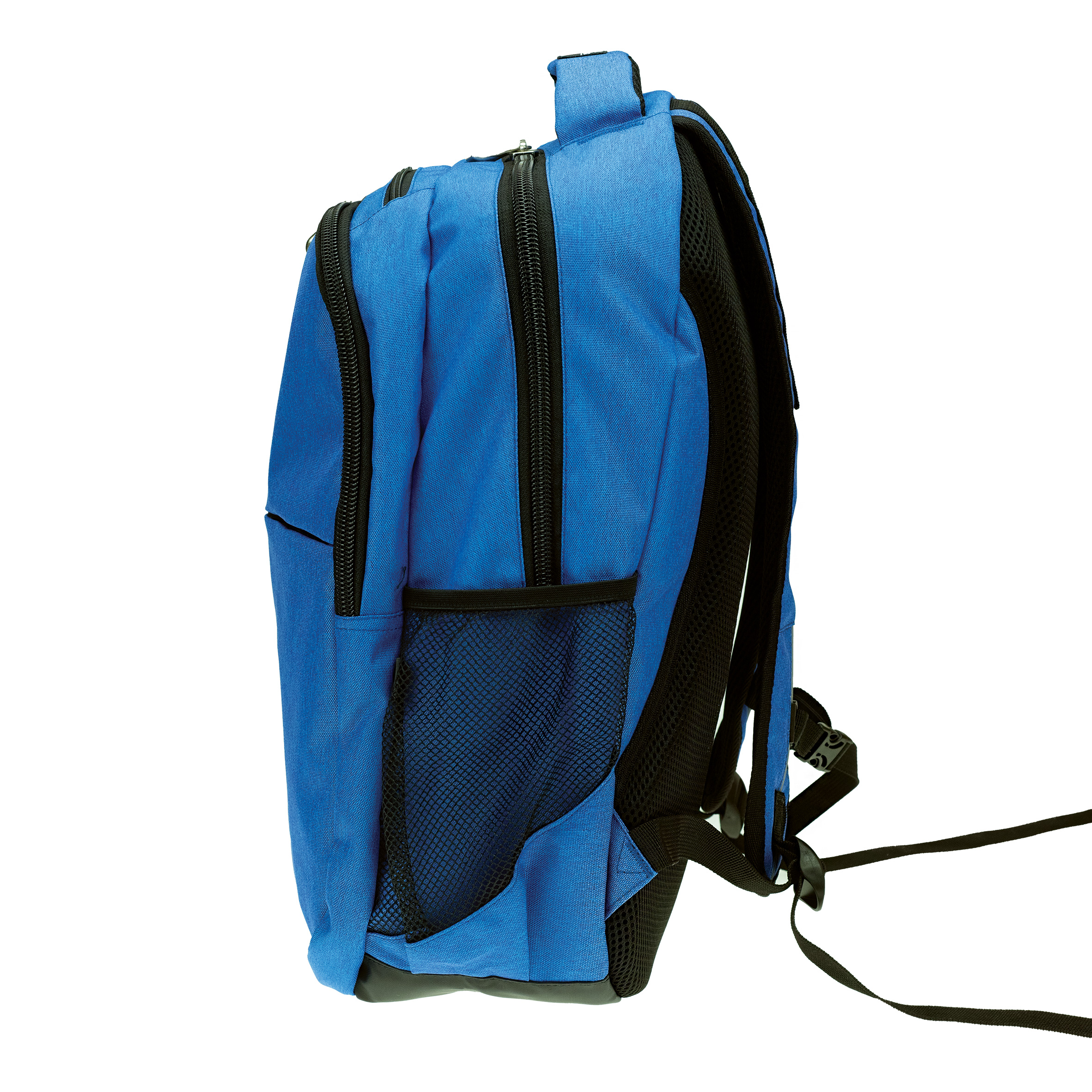 BMU - Back Me Up NO FEAR NEW BLUE Σχολική Τσάντα Πλάτης Οβάλ Backpack Δημοτικού με 3 θήκες 48X30X28 εκ. 348-24031  