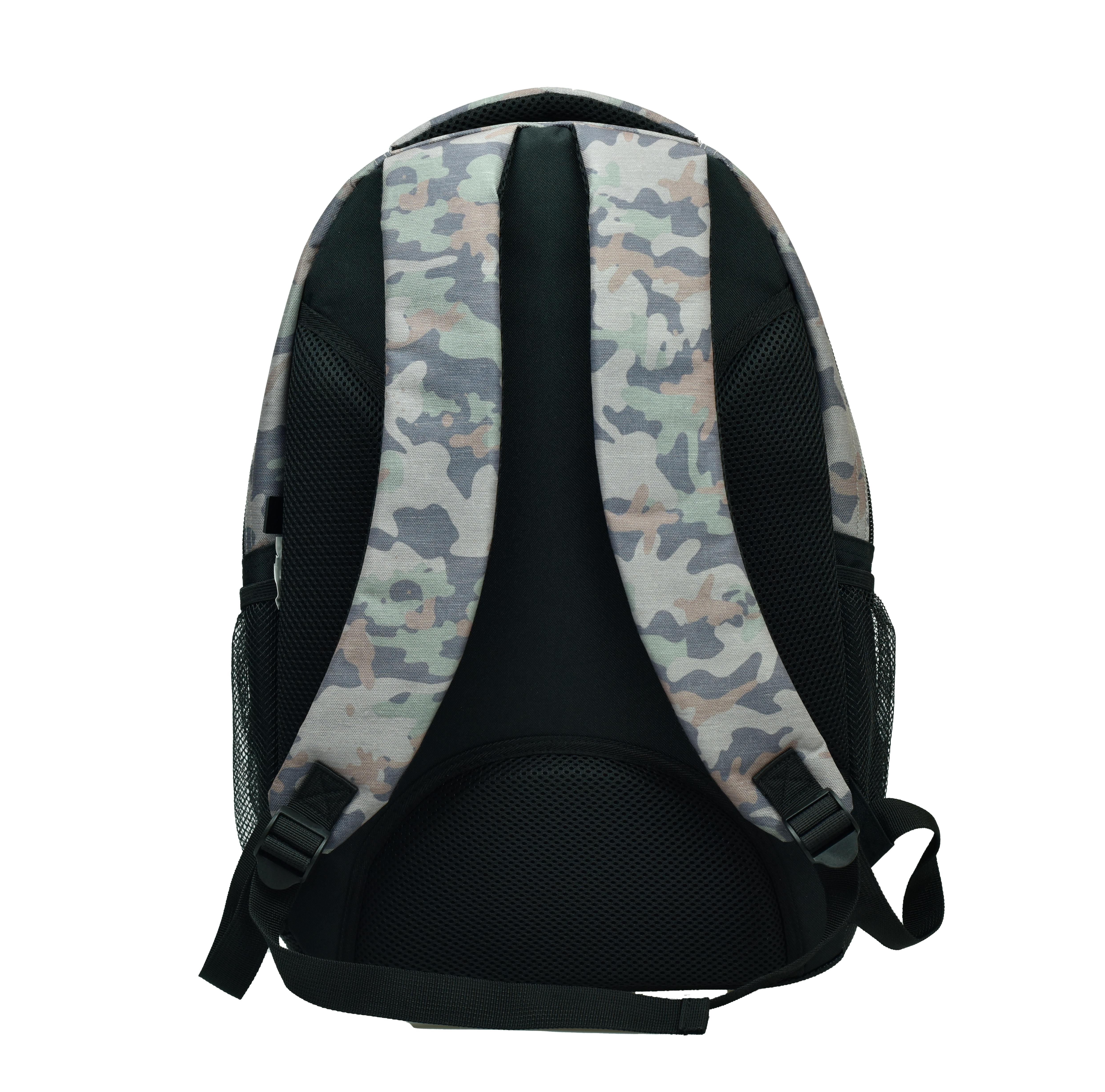 BMU - Back Me Up MAUI & SONS RETRO CAMO Σχολική Τσάντα Πλάτης Backpack Δημοτικού με 3 θήκες  339-15031 