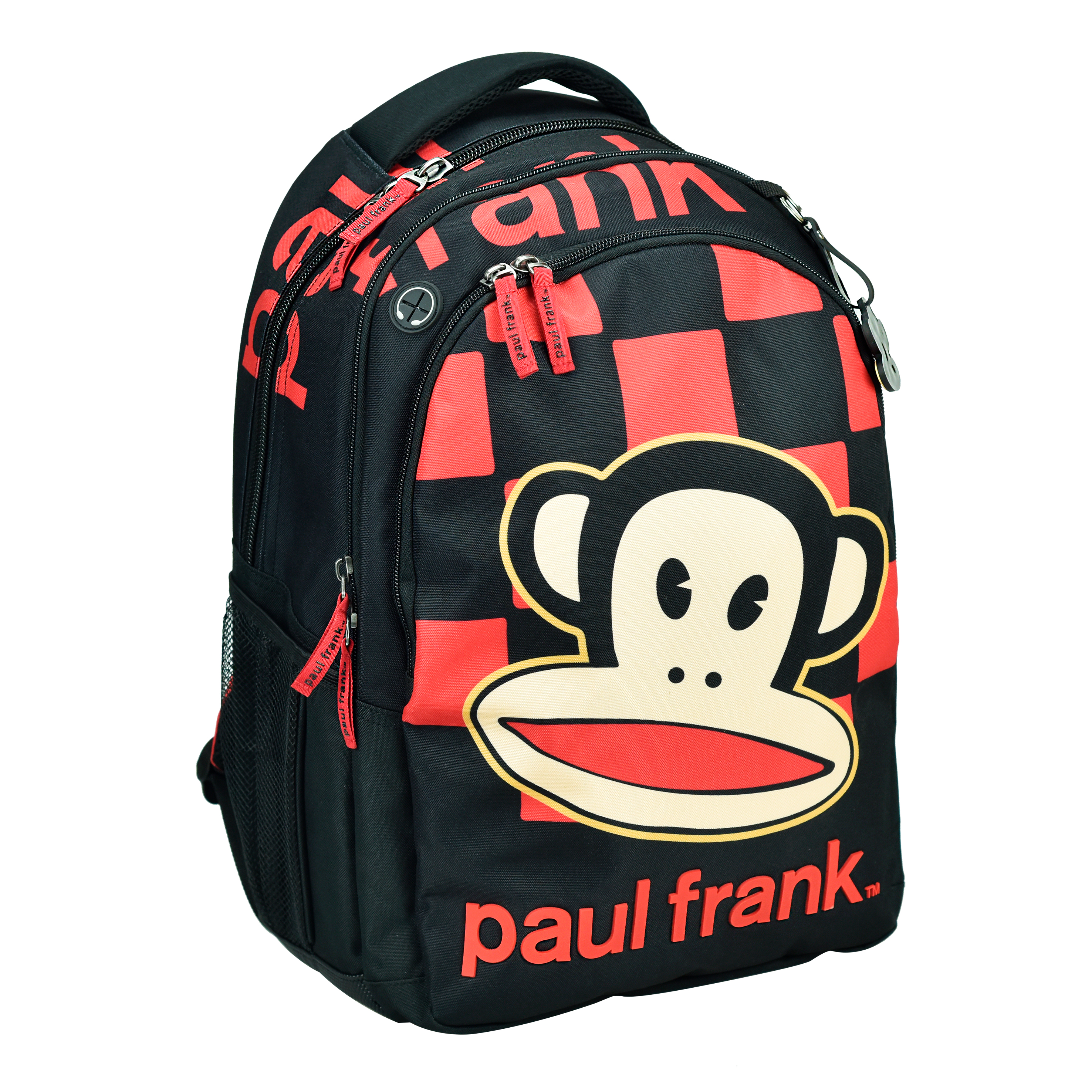 BMU - Back Me Up  Σχολική Τσάντα Πλάτης Οβάλ PAUL FRANK PARTY FEVER Backpack  με 3 θήκες 48X30X28 εκ. 346-89031 