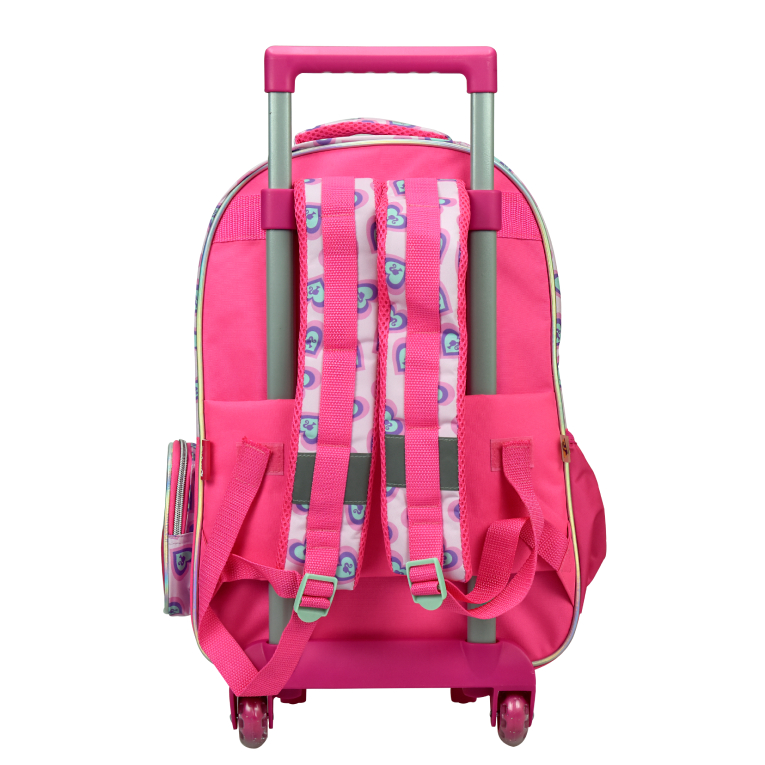 GIM -  BARBIE HOLOGRAPHIC Σχολική Τσάντα Πλάτης TROLLEY ΤΡΟΛΕΥ Δημοτικού με 3 θήκες 54X34X18 εκ. 349-86074