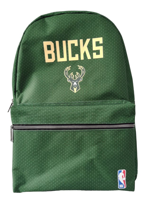 BMU - Back Me Up Milwaukee BUCKS Σακίδιο - Τσάντα Πλάτης ΠΟΛΥΘΕΣΙΑΚΗ Backpack Δημοτικού 338-20033 