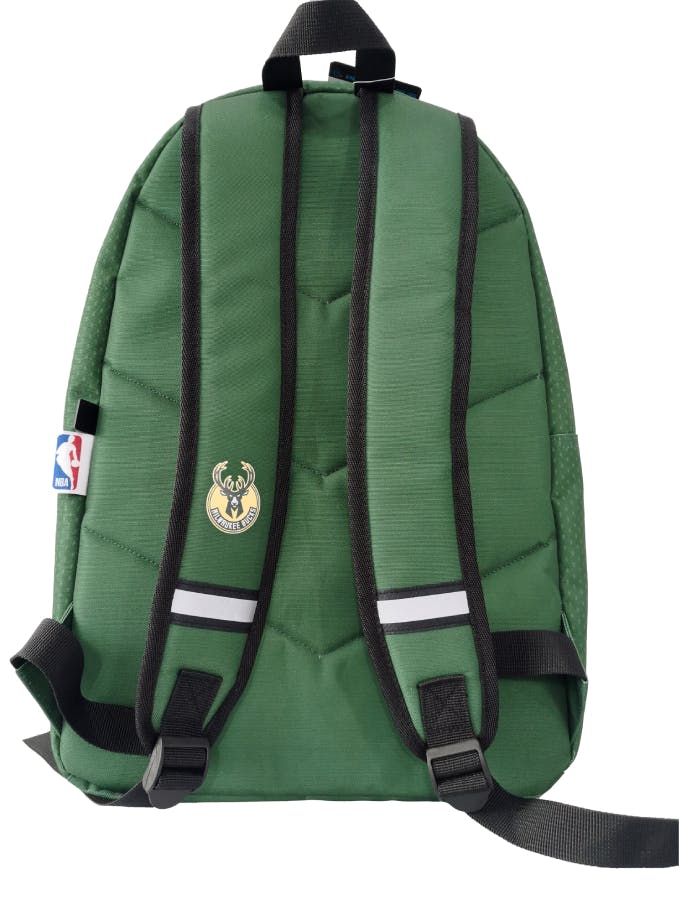 BMU - Back Me Up Milwaukee BUCKS Σακίδιο - Τσάντα Πλάτης ΠΟΛΥΘΕΣΙΑΚΗ Backpack Δημοτικού 338-20033 