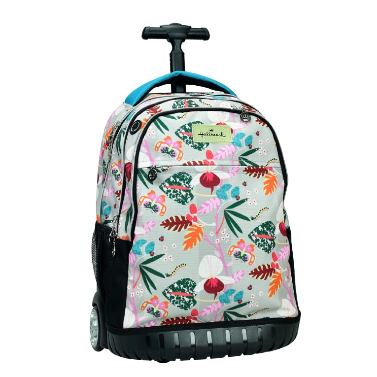 HALLMARK - Hallmark BUG Σχολική Τσάντα Πλάτης ΤΡΟΛΕΙ TROLLEY  Backpack Δημοτικού με 2 Κεντρικές θήκες Πολυθεσιακή 333-28074 GIM