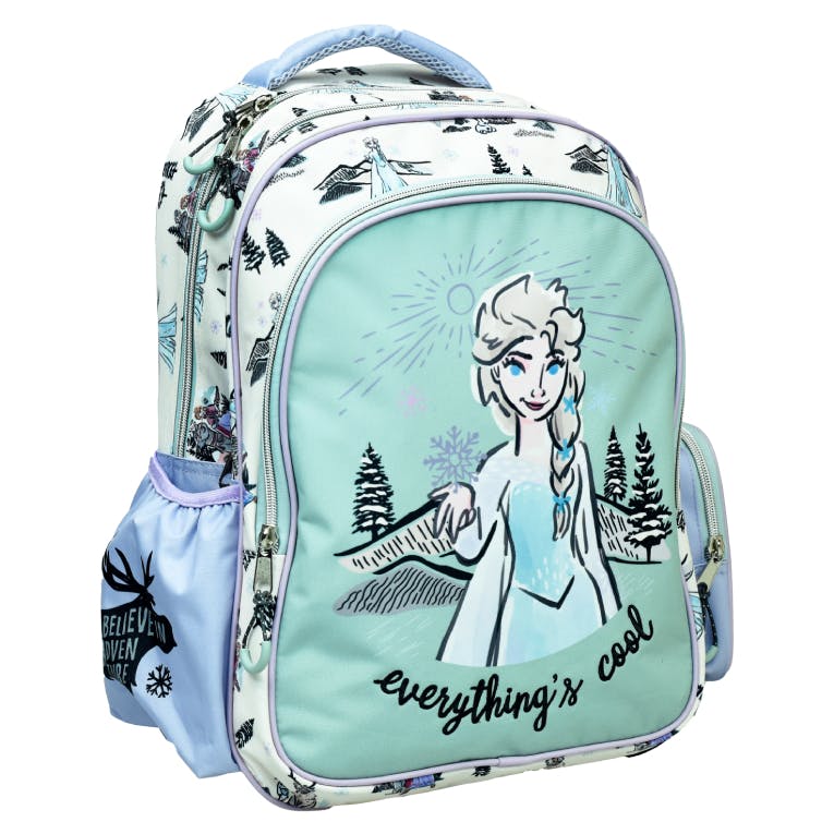 GIM - FROZEN FAMILY Σχολική Τσάντα Πλάτης Backpack Δημοτικού με 2 Κεντρικές θήκες  341-71031 