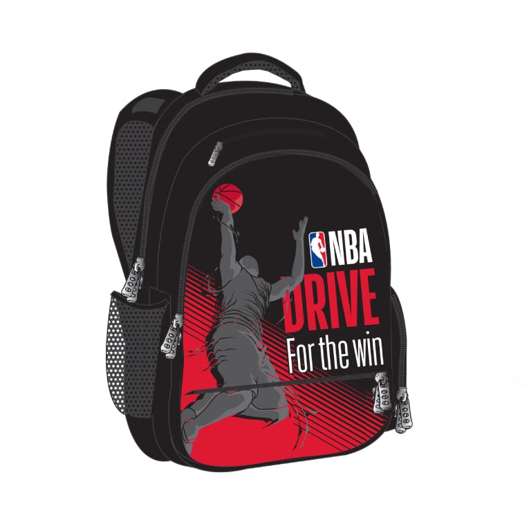 BMU - NBA FOR THE WIN Σχολική Τσάντα Πλάτης ΠΟΛΥΘΕΣΙΑΚΗ Backpack Δημοτικού 338-24031  Back Me Up