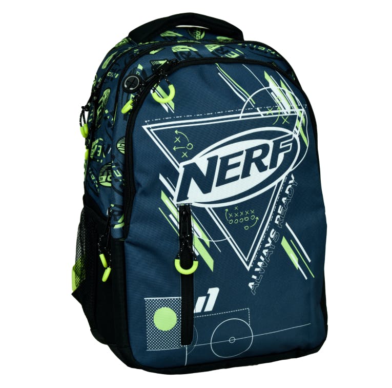 NERF ABSTRACTIVE Σχολική Τσάντα Πλάτης Δημοτικου Backpack Δημοτικού με 2 Κεντρικές θήκες  336-36031 