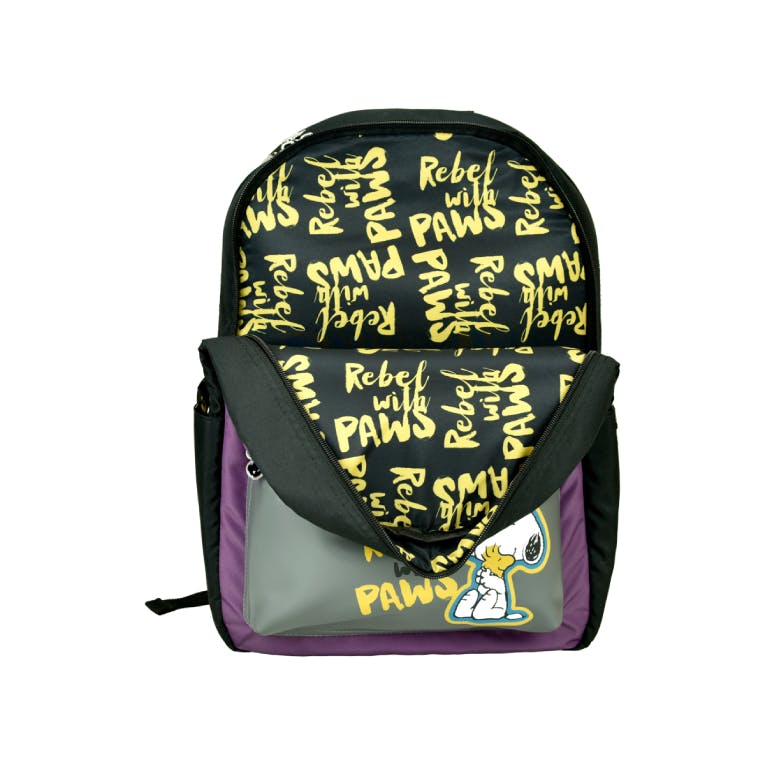 BMU - PEANUTS REBEL Σχολική Τσάντα Πλάτης Backpack Δημοτικού με 2 Κεντρικές θήκες  365-07034 Back Me Up