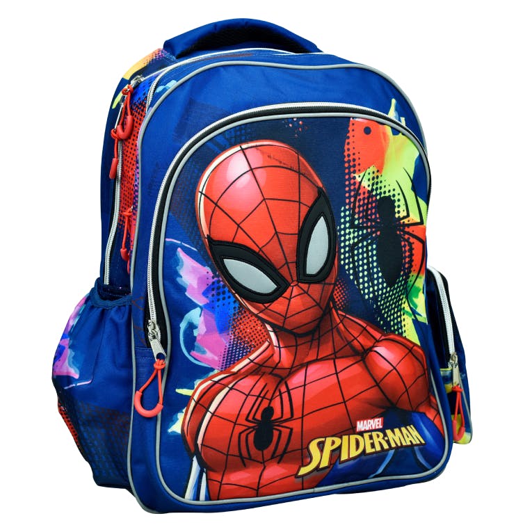  SPIDERMAN SILVER EYES Σχολική Τσάντα Πλάτης 2 Κεντρικές Θήκες 337-06031