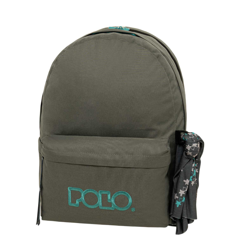 Σακίδιο Πλάτης Διθέσιο ORIGINAL DOUBLE SCARF Grey Γκρι 27 - 30 lt Y42cm Μ30cm Π24cm   BACKPACK 9-01-235-2258