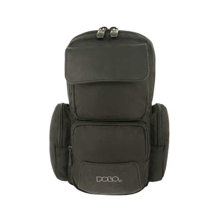 POLO - Polo Τσαντάκι Ώμου Shoulder Bag Cross Bag Μαύρο  3 lt Υ. 29cm | Μ. 21cm | Π. 9cm 9-07-962-2000