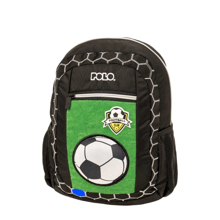Polo Backpack MINIMO Σχολική Τσάντα Πλάτης Νηπίου FOOTBALL Διαστάσεις 7x26x15cm 9-07-067-8346
